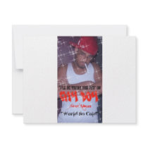 City Boy Personalized Invite
