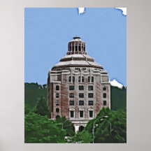 City Building, Asheville Poster