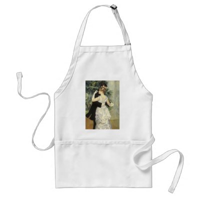 City Dance by Pierre Auguste Renoir Aprons by MasterpieceCafe
