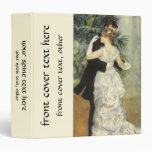 City Dance by Renoir, Vintage Impressionism Art Vinyl Binders