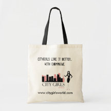 City Girls Champagne Tote Bags