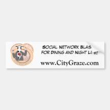 City Graze Bumper Stickers