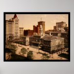 City Hall in New York City 1900 Print