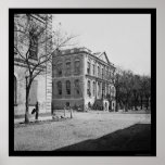 City Hall of Charleston, SC 1865 Print