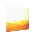 City - Nevada - Sunset over Nevada Stretched Canvas Print