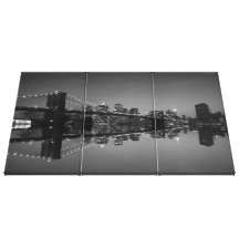 City Night Impressão De Canvas Envolvidas