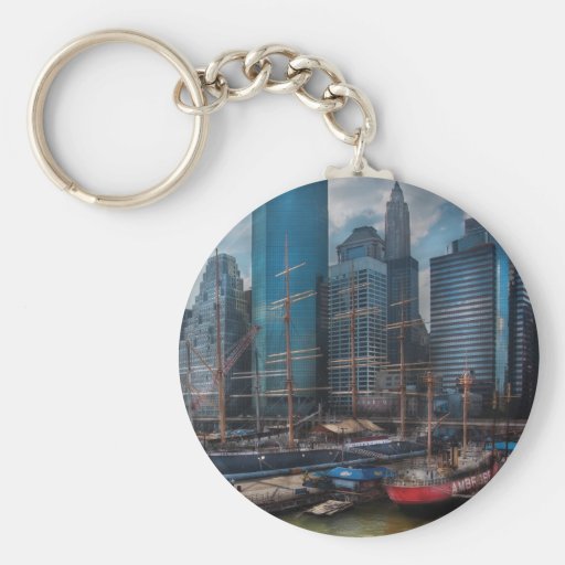 City - NY - The New City Keychains