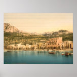 City of Capri, Island of Capri, Campania, Italy Print