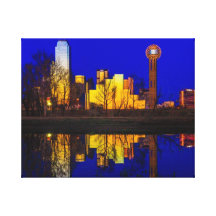 City of Dallas Canvas Print
