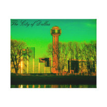 City of Dallas Gallery Wrapped Canvas