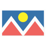 City of Denver flag Sticker
