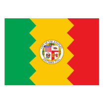 City of Los Angeles flag Business Card Templates