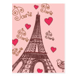 City of Love Paris Post Cards
