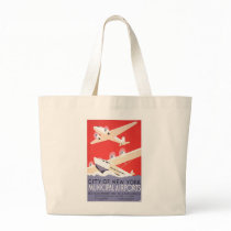 City of New York Municipal Airports Canvas Bag