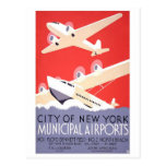 City of New York Municipal Airports postcards