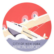 City of New York Round Sticker