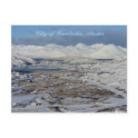 City of Unalaska in Winter, Unalaska Island postcards