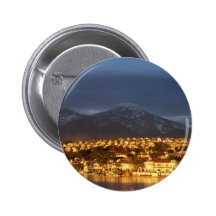 City on Fire Pinback Button
