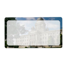 City - Providence, RI - The capitol Shipping Label