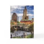 City - Providence RI - The Skyline Greeting Card