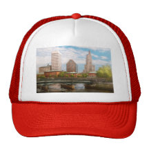 City - RI - Providence - The city of Providence Mesh Hats