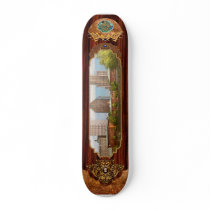 City - RI - Providence - The city of Providence Custom Skateboard