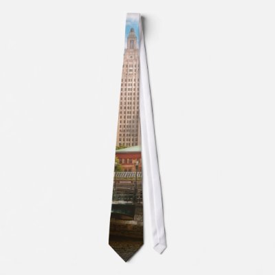 City - RI - Providence - The city of Providence Neck Ties by suburbanscenes