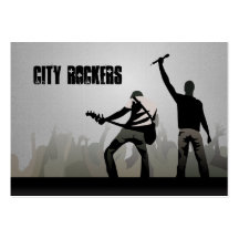 City Rockers Chubby Business Cards