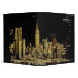 city scape 3 ring binder