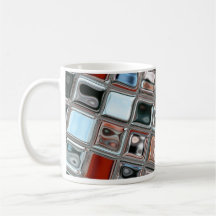 City Scape mosaic glass Mugs