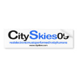 City Skies 09 Logo Bumper Sticker