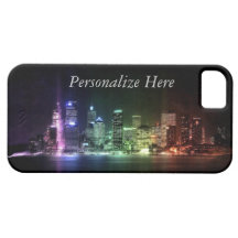 City Skyline  - With Custom Personalization iPhone 5 Cases
