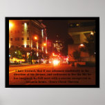 City Street Poster