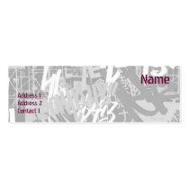 City Street - Skinny business cards