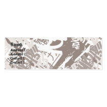 City Street - Skinny business cards