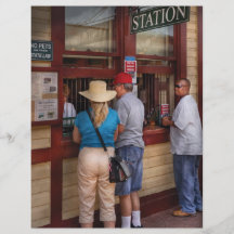 City - The train station Full Color Flyer