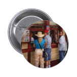 City - The train station Pinback Buttons