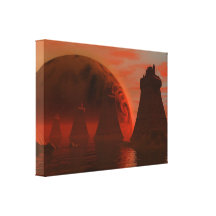 City Towers Stretched Canvas Prints