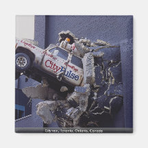 City van, Toronto, Ontario, Canada Refrigerator Magnets