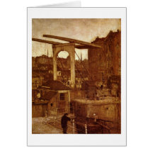 City View (View Of Amsterdam) By Jacob Maris Greeting Cards
