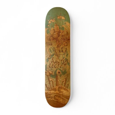 City Water Skate Decks by KendrickKidd