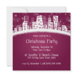 City Xmas Party Invitations