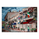 Cityscape architecture historical art, Savannah... Cards