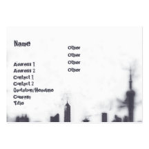 Cityscape - Chubby Business Card Template