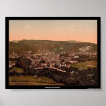 Cityscape of Spa, Belgium Poster