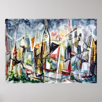Cityscape Print by myudelson