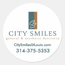 citysmiles-logo.ai, CitySmilesStLo... - Customized Sticker