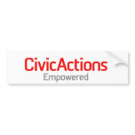 CivicActionsEmpowered Bumper Stickers