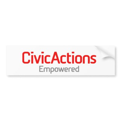 CivicActionsEmpowered Bumper Stickers by civicactions