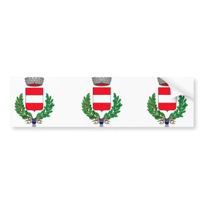 Cividale del Friuli Stemma, Italy Bumper Sticker by bestflag